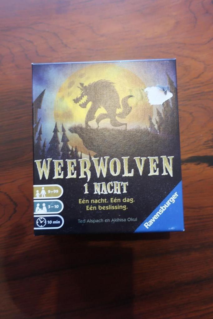 Weerwolven een nacht Merk: Ravensburger, Hobby en Vrije tijd, Gezelschapsspellen | Kaartspellen, Gebruikt, Ophalen of Verzenden