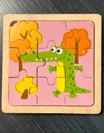 Houten puzzel 9 stukjes, Ophalen of Verzenden, Minder dan 10 stukjes, Zo goed als nieuw, 6 maanden tot 2 jaar