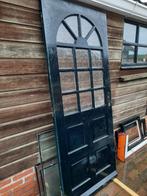 Meranti buitendeur, Doe-het-zelf en Verbouw, Deuren en Horren, Ophalen, Gebruikt, 80 tot 100 cm, Buitendeur