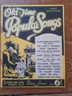 Bladmuziek: old time popular songs., Ophalen of Verzenden, Gebruikt