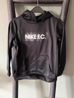 Zwarte Nike FC hoodie 128 truien capuchontrui zwart kids, Verzenden, Jongen of Meisje, Trui of Vest, Nieuw