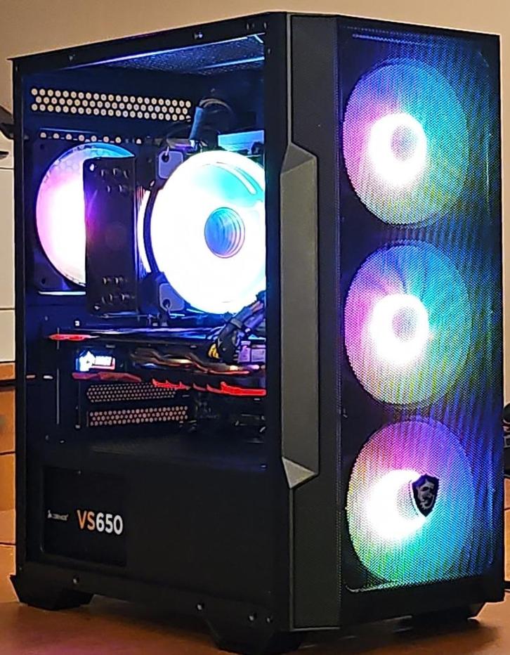 MULTIMEDIA & GAME PC R7 5700X/1TBM.2/32GBDDR4/GTX1080 OC 8G, Computers en Software, Desktop Pc's, Zo goed als nieuw, 4 Ghz of meer