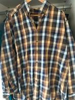 Nette Heren Overhemd XL - Marvelis, Ophalen of Verzenden, Zo goed als nieuw, Bruin, Halswijdte 43/44 (XL)