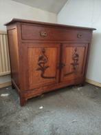 Art Nouveau eiken kastje - 108x85x48 cm, Ophalen