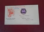 Isle of Man FDC 18 augustus 1958. Open gesneden, Postzegels en Munten, Postzegels | Eerstedagenveloppen, Verzenden, Europa