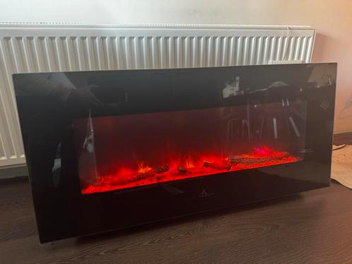 Livin Flame Elektrische Sfeerhaard – Wandmodel, Huis en Inrichting, Haarden, Gebruikt, Elektrische haard, Ophalen