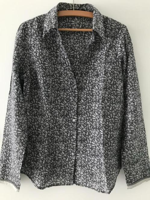 Getailleerde blouse met lange mouwen van Marc Cain, Kleding | Dames, Blouses en Tunieken, Zo goed als nieuw, Maat 42/44 (L), Beige
