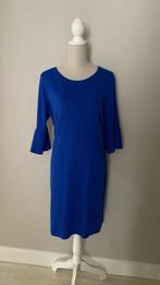 Jurk Kobalt Blauw Maat L, Blauw, Zo goed als nieuw, Knielengte, Hema