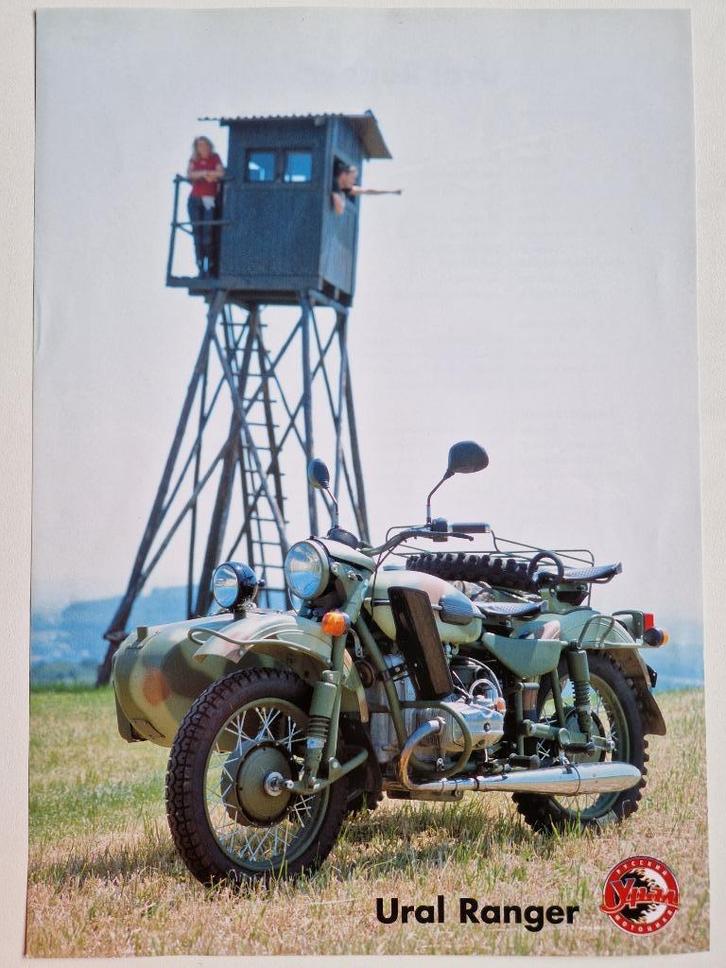 Originele URAL moto folders, Motoren, Handleidingen en Instructieboekjes, Overige merken, Ophalen of Verzenden
