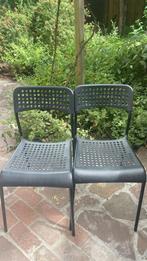 2 tuinstoelen, Ophalen, Gebruikt, Kunststof