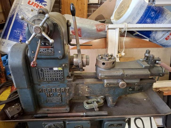 Herbert No. 0 Revolverdraaibank - Pensioenverkoop, Zakelijke goederen, Machines en Bouw | Industrie en Techniek, Ophalen of Verzenden