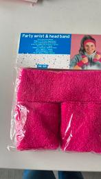 Zweetbandjes set fluoriserend roze, Ophalen of Verzenden, Nieuw, Carnaval