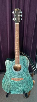 Linkshandige Lefty Lindo Elektrisch/Akoestische Gitaar, Muziek en Instrumenten, Snaarinstrumenten | Gitaren | Akoestisch, Ophalen