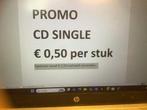 PROMO CD SINGLES  € 0,50 p.stuk, Verzenden, Gebruikt