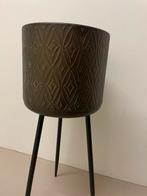 Plantenbak brons, Tuin en Terras, Ophalen, Rond, Zo goed als nieuw, Minder dan 25 cm