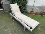 Houten Ligbed met Kussen, Ophalen, Gebruikt, Hout, Verstelbaar