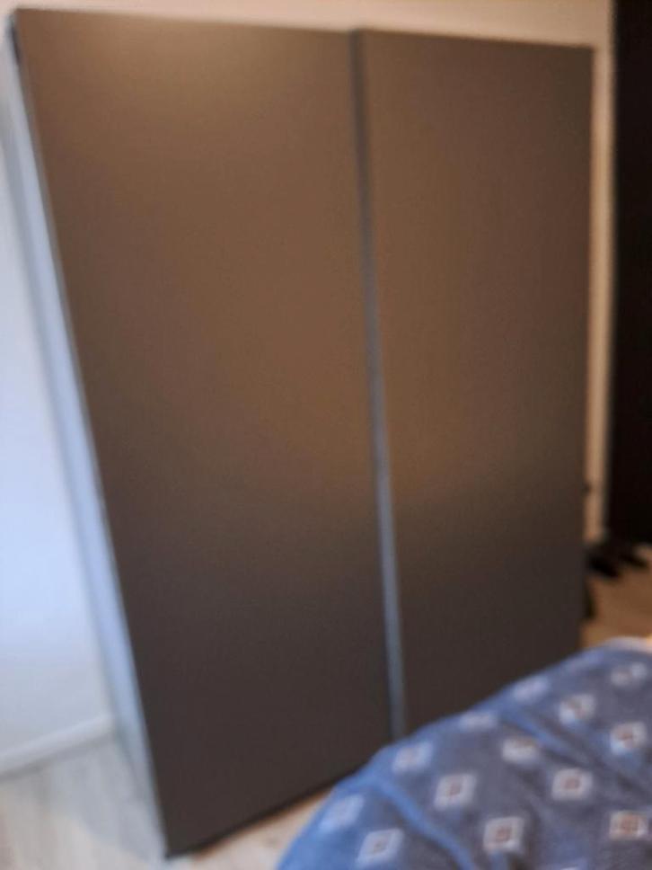 Kledingkast met schuifdeuren - 150x60x200cm, Huis en Inrichting, Kasten | Kledingkasten, Gebruikt, 150 tot 200 cm, 100 tot 150 cm
