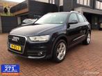 Audi Q3 2.0 TFSI quattro Pro Line Aut Navi Trekh Nap Clima L, Auto's, Euro 5, Stof, Gebruikt, Zwart