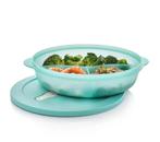 TUPPERWARE Crystalwave Vakjesbord XL groen of blauw 1,4 lt, Ophalen of Verzenden, Nieuw, Groen