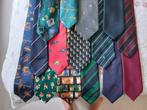 Partij stropdassen (waaronder collector items ABN AMRO)., Kleding | Heren, Stropdassen, Ophalen, Diversen., Overige kleuren, Met patroon