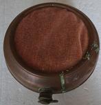 Antieke koperen bedkruik met stoffen bekleding, Ophalen of Verzenden, Koper