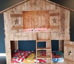 Stapelbed Steigerhout Boomhuis, Ophalen, Gebruikt, Stapelbed
