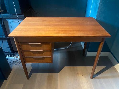 Vintage midcentury Deens teak bureau, Huis en Inrichting, Bureaus, Bureau, Ophalen