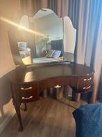 Engelse Wrighton Kap-tafel (walnoot) met 3-luik spiegel, Ophalen, Zo goed als nieuw, Wrighton English Bedroom Furniture