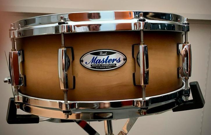Pearl Masters Maple Complete Snare 14"x5,5", Muziek en Instrumenten, Drumstellen en Slagwerk, Zo goed als nieuw, Pearl, Ophalen