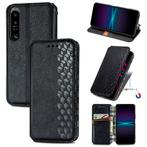 Luxe PU Lederen Wallet Case Set voor Sony Xperia 1 IV _Zwart, Verzenden, Nieuw, Hoesje of Tasje