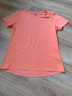 Te Koop: leuk oranje dames shirt, korte mouw, maat S. € 2,50, Oranje, Hema, Ophalen of Verzenden, Zo goed als nieuw