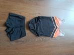 Turnpakje maat 104 / 110 met broekje, Sport en Fitness, Turnen, Oranje, Ophalen of Verzenden, Zo goed als nieuw, Kleiner dan kindermaat 122