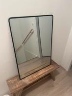 Spiegel staal, Huis en Inrichting, Woonaccessoires | Spiegels, Ophalen, Zo goed als nieuw, Minder dan 100 cm, Rechthoekig