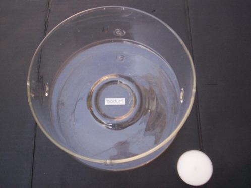 RECHAUD Bodum blank Glas 16½ × 9 cm Warmhouder -GEEN Rooster, Huis en Inrichting, Keuken | Keukenbenodigdheden, Gebruikt, Ophalen of Verzenden