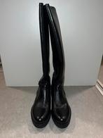 Leren italiaanse laarzen zwart 37, Hoge laarzen, Zwart, Nieuw, Ophalen of Verzenden