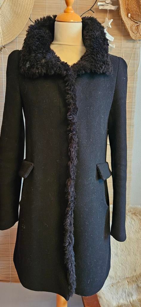 Wollen winterjas maat S/M, merk, Kleding | Dames, Maat 38/40 (M), Ophalen of Verzenden, Zo goed als nieuw, Zara
