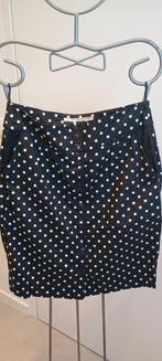 Rok Cora Kemperman polkadots, Kleding | Dames, Rokken, Verzenden, Zwart, Maat 42/44 (L), Onder de knie