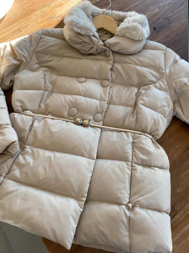 Winterjas Kocca maat XL, Kleding | Dames, Jassen | Winter, Zo goed als nieuw, Maat 46/48 (XL) of groter, Beige, Ophalen of Verzenden