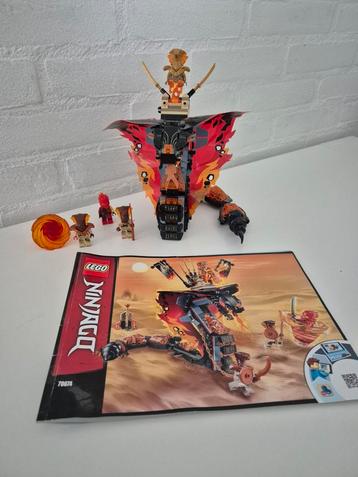 Lego Ninjago 70647 Vuurtand - Complete Set! beschikbaar voor biedingen