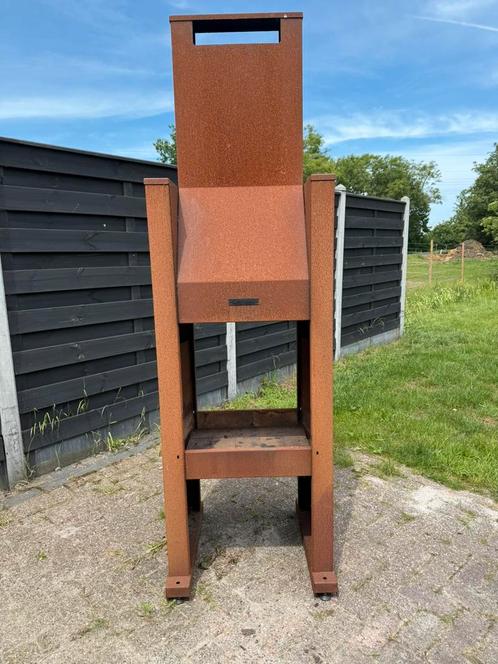Tuinhaard BBQ tuinkachel van Cortenstaal Janco de Jong, Tuin en Terras, Tuinhaarden, Zo goed als nieuw, Ophalen of Verzenden
