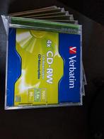 Verbatim 4x CD-RW 700MB - Nieuw in Seal (9 stuks), Herschrijfbaar, Cd, Nieuw, Ophalen of Verzenden