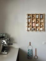 Handgemaakt Mokkenrek 60x60cm Multiplex, Huis en Inrichting, Kasten | Boekenkasten, Met plank(en), Gebruikt, Minder dan 25 cm