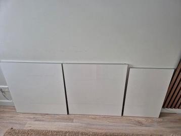 Ikea Besta Norum deurtjes en lade, hoogglans wit