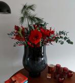 Mooie grote glazen vaas voor oa kerstdecoratie, Huis en Inrichting, Woonaccessoires | Vazen, Ophalen, Zwart, Minder dan 50 cm