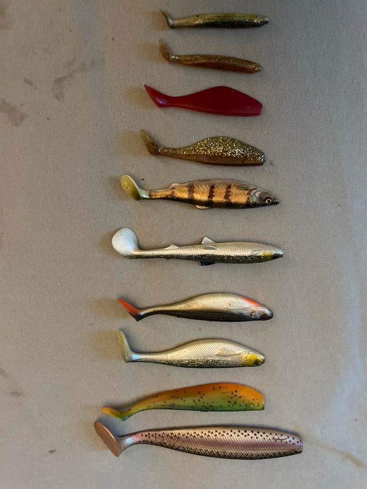 Paddletail shads, Watersport en Boten, Hengelsport | Roofvissen, Nieuw, Overige typen, Ophalen of Verzenden