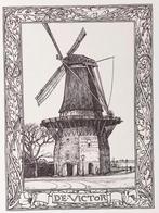 Prent van Molen 'De Victor' - Wenckebach Amsterdam 1970, Antiek en Kunst, Kunst | Etsen en Gravures, Ophalen of Verzenden