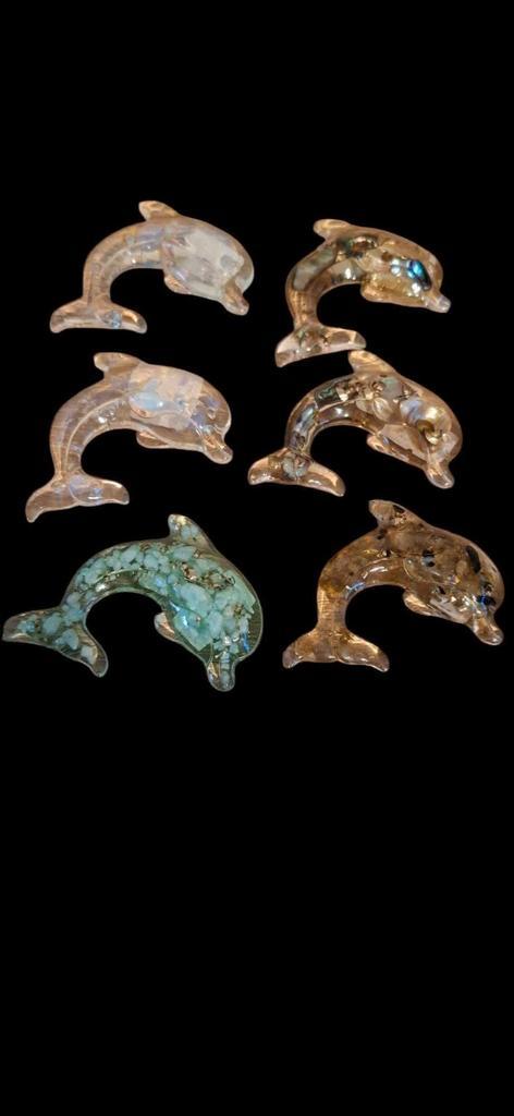Orgonite Dolfijnen, Verzamelen, Mineralen en Fossielen, Mineraal, Ophalen of Verzenden