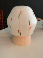 Vintage Plafondlamp  wandlamp kunststof en glas, Ophalen of Verzenden, Zo goed als nieuw, Kunststof