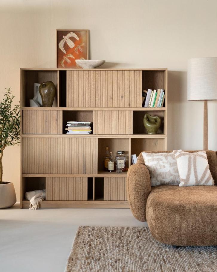 Boekenkast Milo Eleonora *Stapelkorting*, Huis en Inrichting, Kasten | Boekenkasten, Nieuw, 150 tot 200 cm, 150 tot 200 cm, 25 tot 50 cm