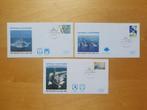 3 Enveloppen Nat Vlootdagen 1990, '91, '92 Speciale uitgave, Ophalen of Verzenden, Envelop